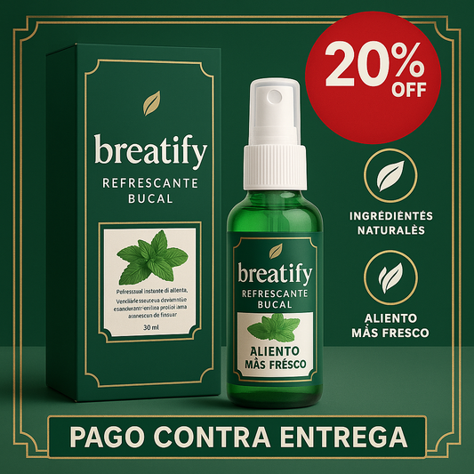 Breatify® Spray Bucal – Aliento Fresco Instantáneo